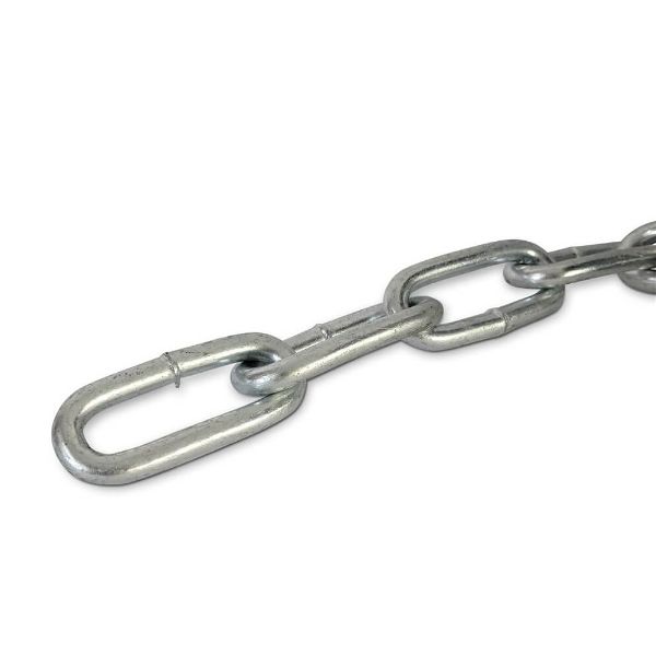 Welded Long Link Chain BZP 10M 6mm x 42mm