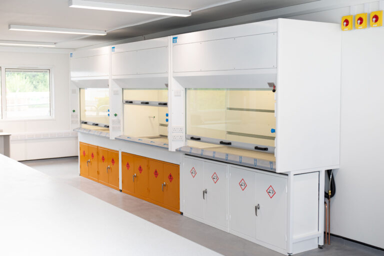 Installation of Customizable Ducted Fume Cupboards