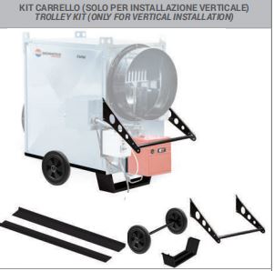 Trolley kit for vertical installation of FARM 145 T/M