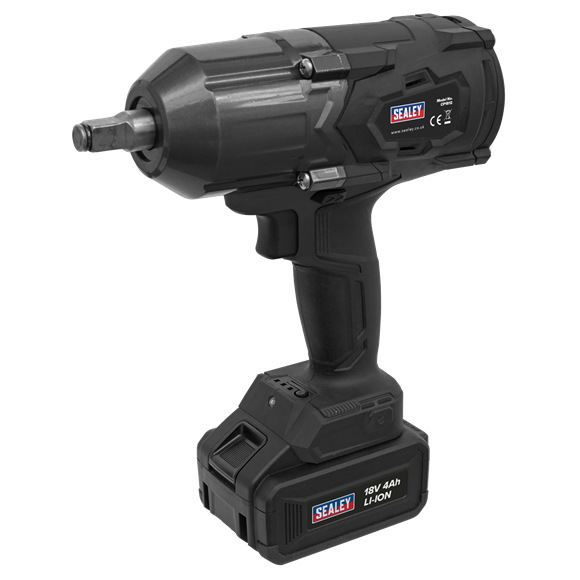 Sealey CP1812 1000Nm Cordless Impact Wrench 18V 4Ah Lithium-ion 1/2"Sq Drive