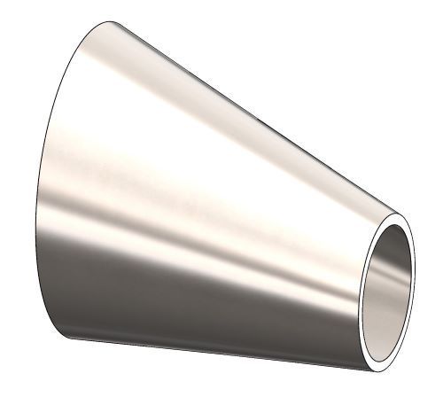Food Grade Specialist Suppliers of Weld Ended, BS4825-2, Eccentric Reducer, 316 Stainless Steel, Dull Polish for Pipeline Installations