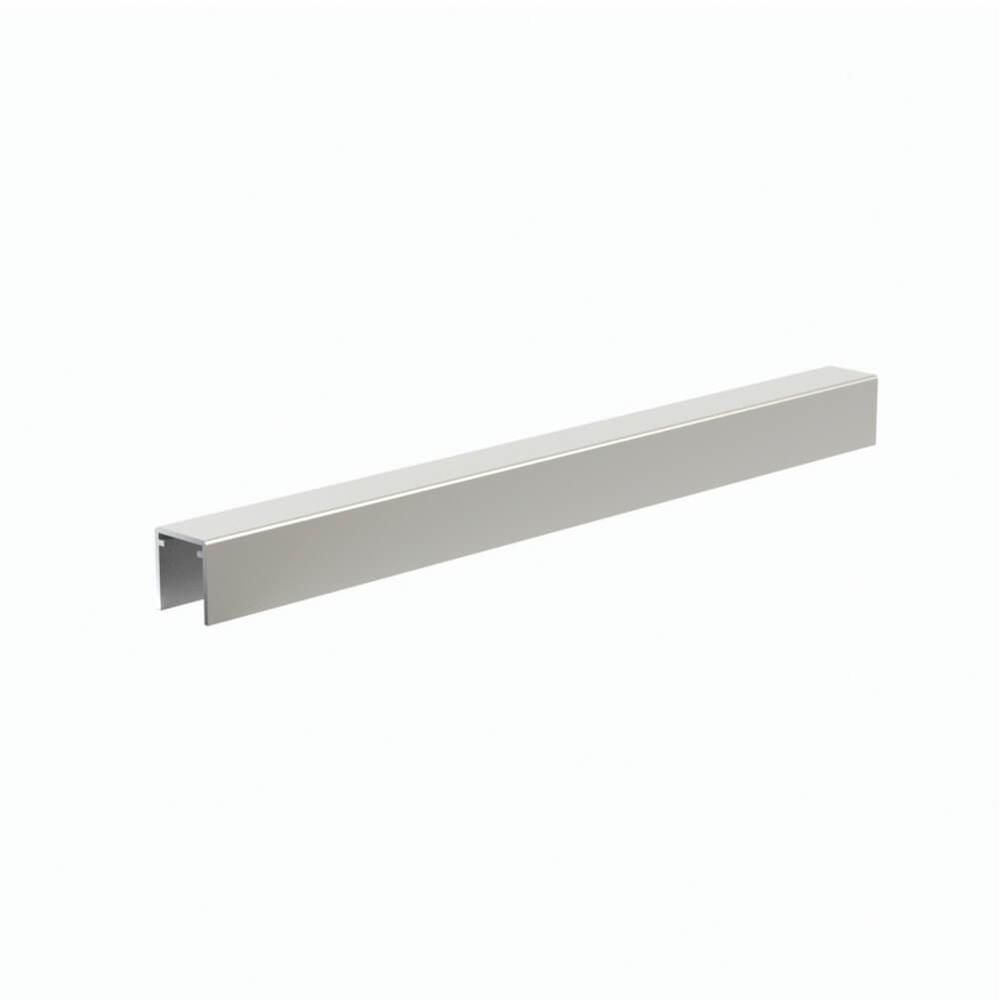 Aluminium Top Rail 30 x 28mm 3m Length Satin Anodised