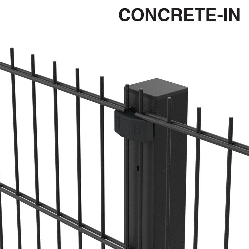 Black Nylofor 2DS Metre Rate 2430mm High Nylofor 2D Super
