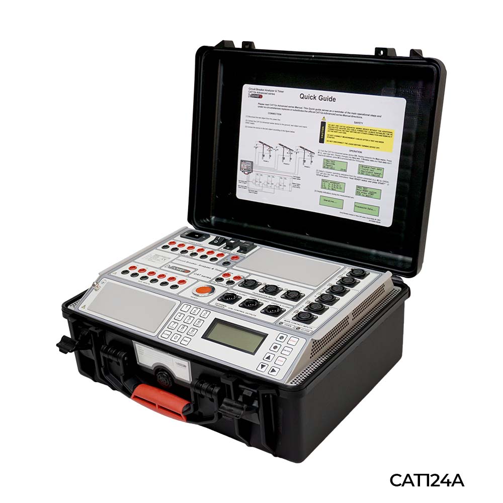 UK Designers of CAT124A Circuit Breaker Analyser and Timer by DV Power