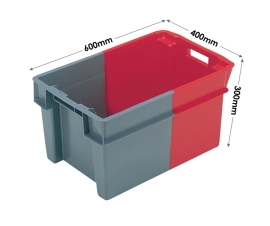 11051 (180 Degree) Euro Stacking and Nesting Containers 50 Litres (600 x 400 x 300mm)