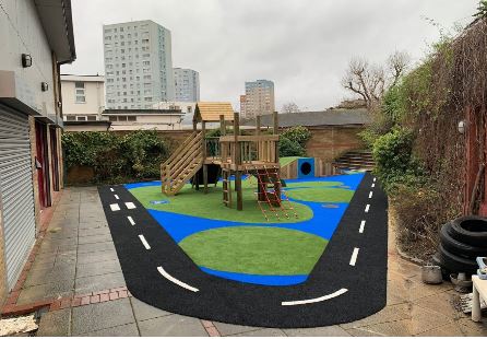 Nursery play area completed in South London