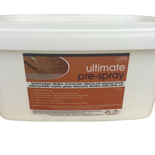 Stockists Of Ultimate Pre-Spray (4Kg) For Professional Cleaners