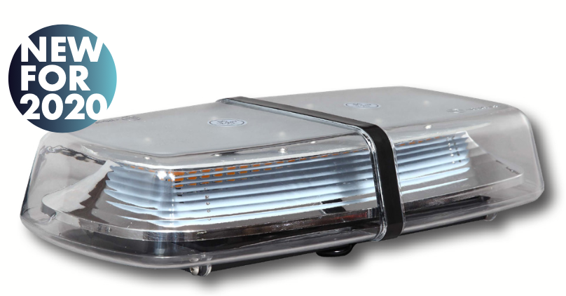 LAP LAP1272 Mini LED Single Bolt/Magnetic Fix - R65 Clear Amber