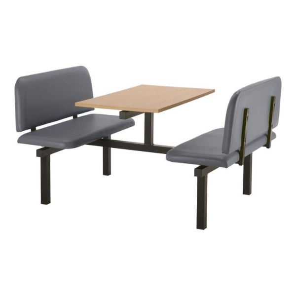 CU94 - 4-Seater Oscar Canteen Unit - 2 Way Access, Grey, Beech