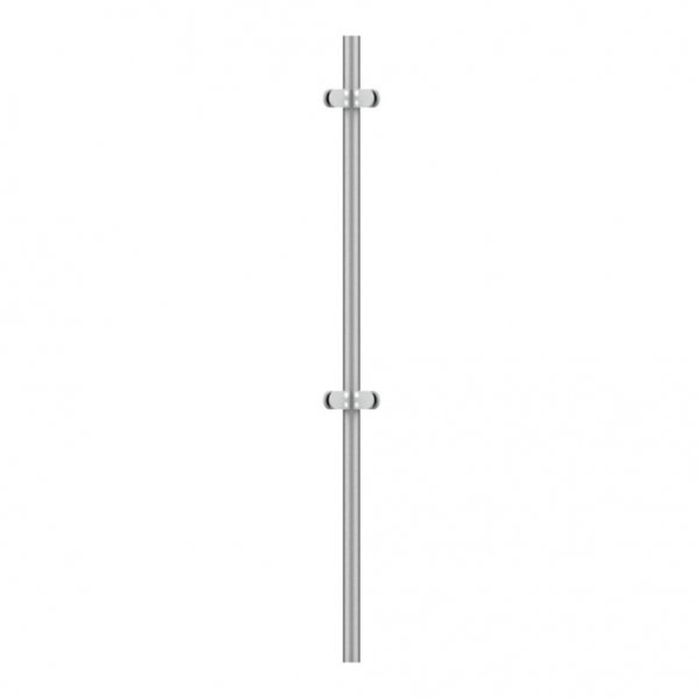 42.4mm Corner Rail for ConcreteIn Fixing 4 x Clamps, Without Top, 1500mm High