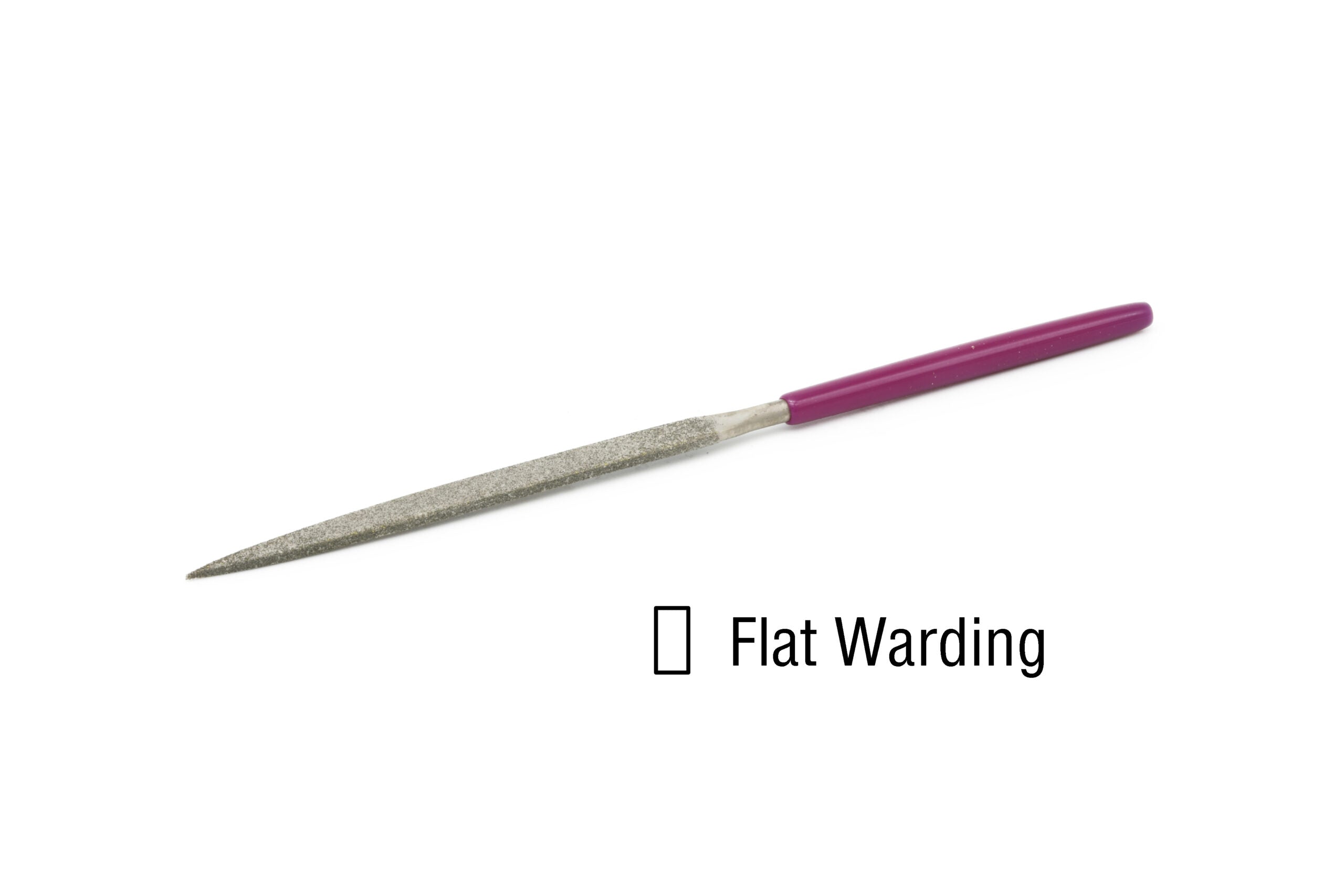 EZE-LAP Needle File Flat Warding  Coarse
