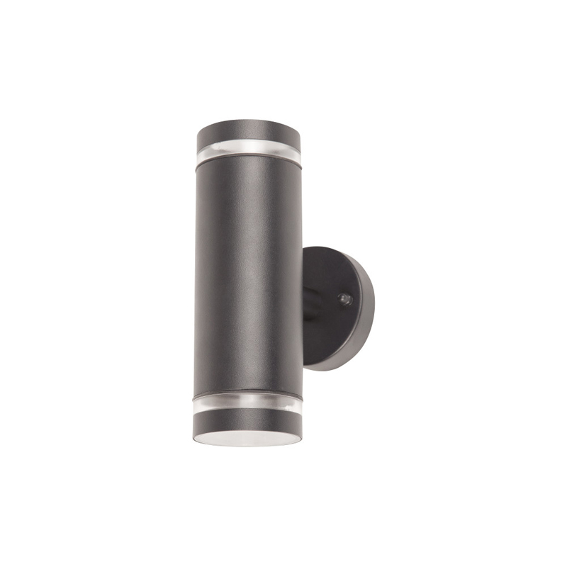 Integral Outdoor GU10 Up/Down Wall Light IP65 Anthracite Grey