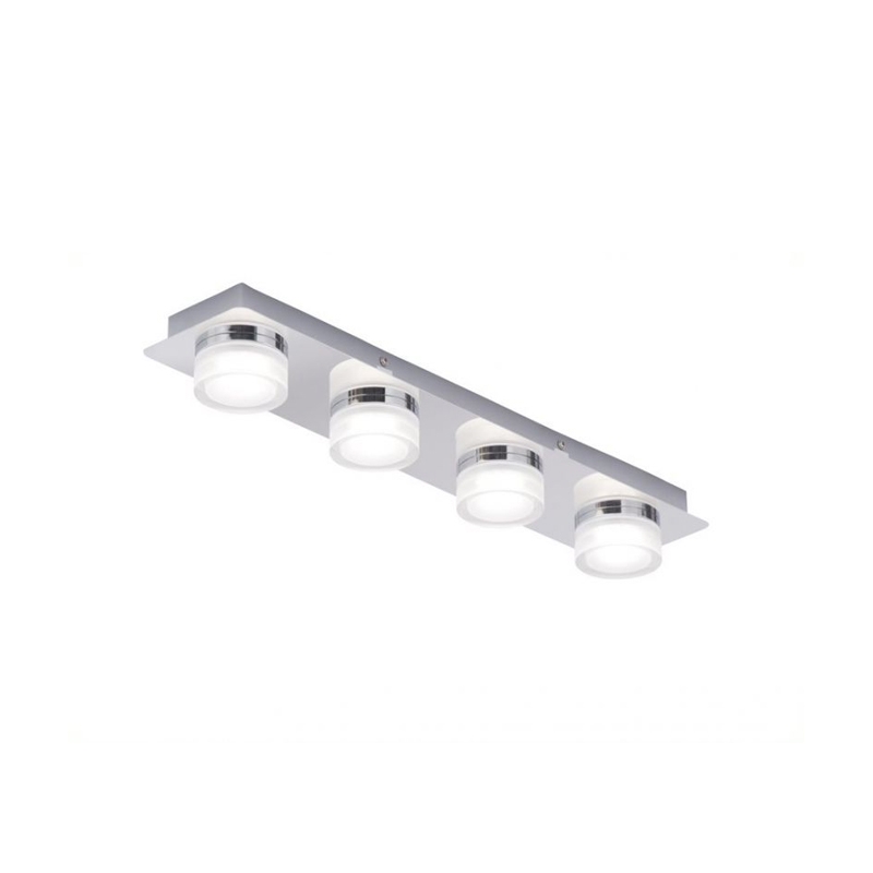 Forum Amalfi Bathroom Rated Flush Bar 4 LED Ceiling Light