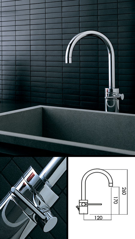 Milano Basin Mixer Tap (41A)