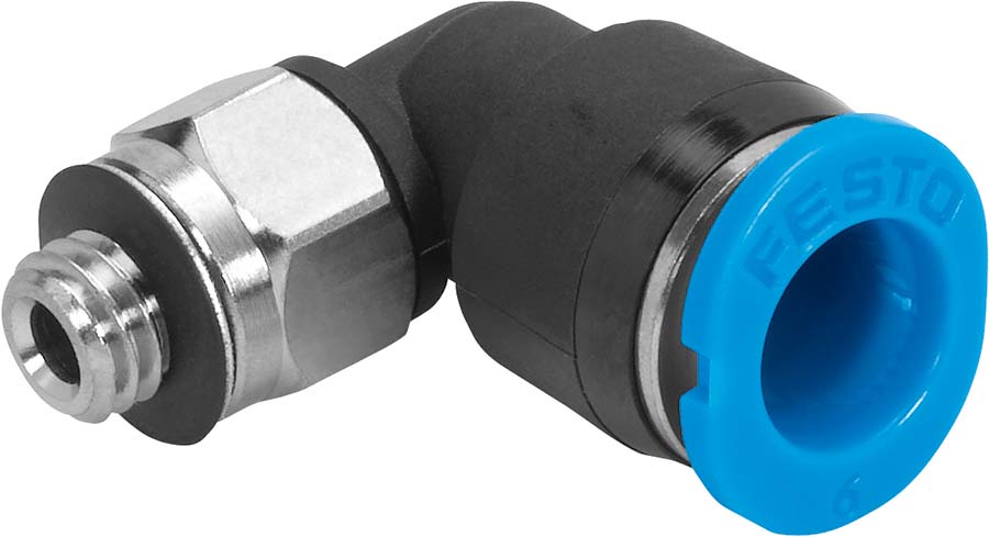 FESTO QSML&#45; 360&#176; Swivel Elbow Male Thread With External Hex Sold in Qtys of 10