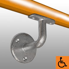 DDA Compliant Handrail Fittings For Disabled Access