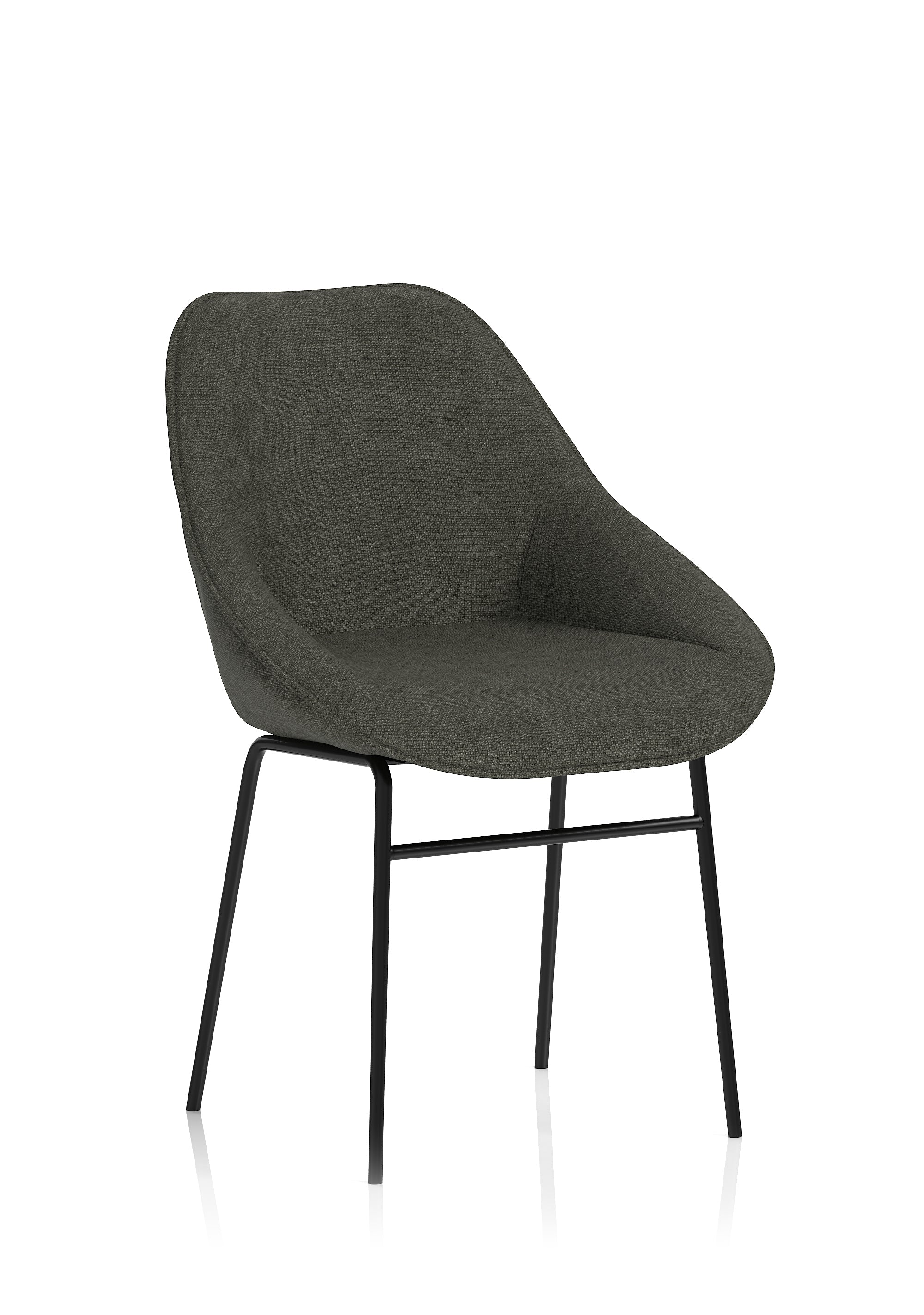 Suppliers Of Hepscott Bistro Fabric Stool - Charcoal or Blue Colour Option North Yourkshire