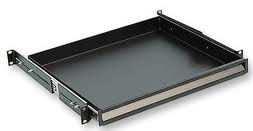 RM-DRAWER-1U-BLK 1U Rack Mount Storage Drawer ( open top ) Black 380mm external deep 19kg (Non Locking)