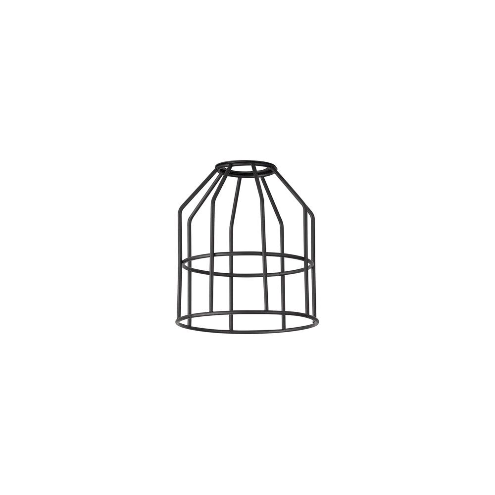 Luxuria Glorelle Cylinder 14cm Wire Cage Shade Black