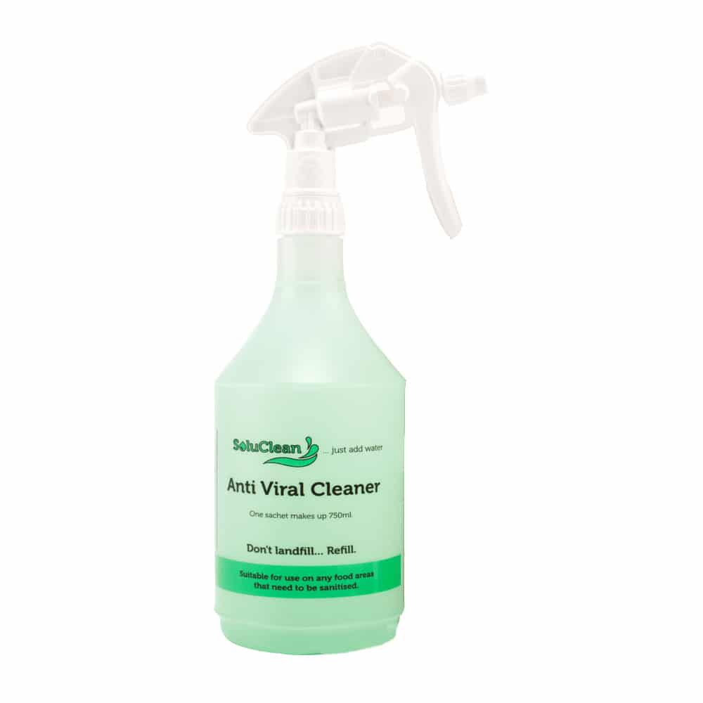 Suppliers Of SoluClean Anti Viral Cleaner Bottle x1 For Nurseries