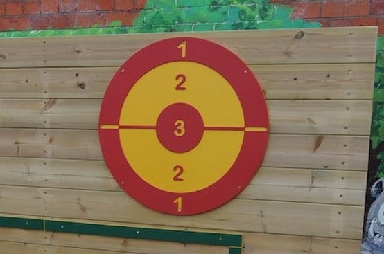 1-3 Target - Timber Ball Wall