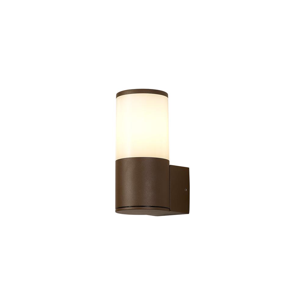 Luxuria Rhapsody Wall Light E27 IP54 Matt Brown/Opal