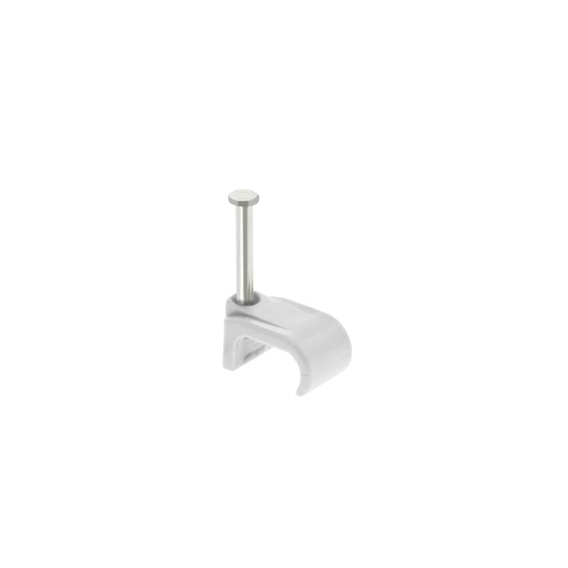 Unicrimp White Cable Clips for 4-6mm² T&E Cable Pack of 100