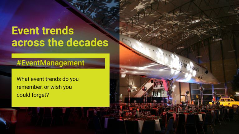 Event trends across the decades