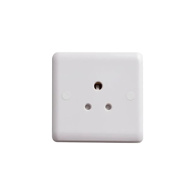 Deta Vimark Curve 5A 1G Round Pin Unswitched Socket
