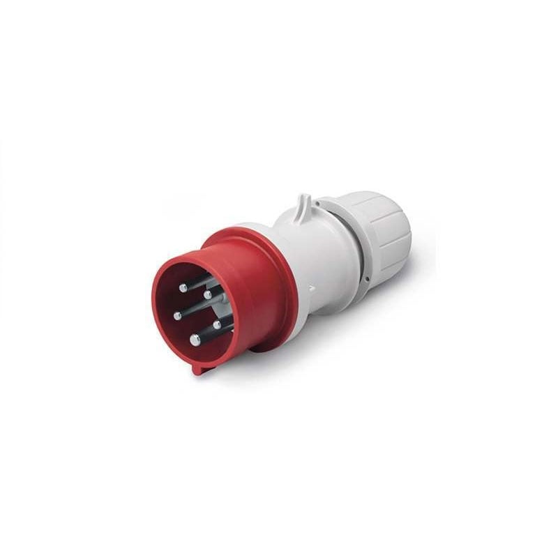 Scame 213.1637 Plug Industrial IP44 IP Rating 16 Amp 3P + N + E Pins