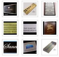 Bespoke Engraved Name Plaques For Solicitors  London