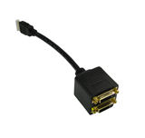 V-HD-DVI2 Mini Adaptor/splitter 1 x HDMI - 2 x DVI Outputs ( HDMI-DVI converter )