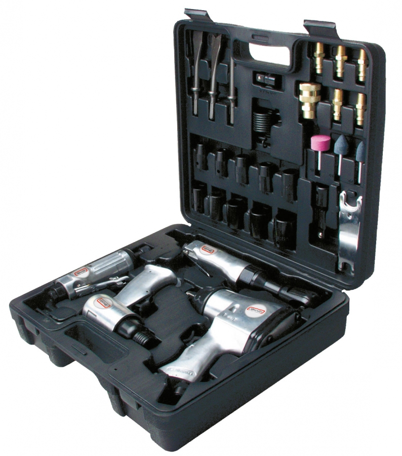 34 Piece Air Tools & Accessories Kit