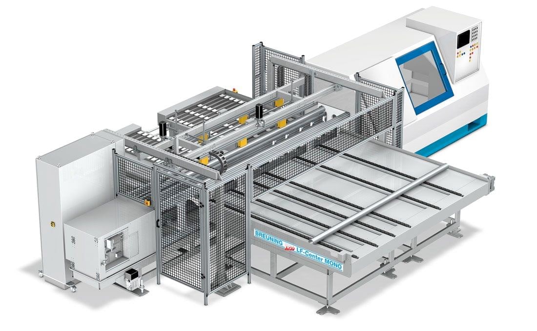 SR-Center MONO Steady rest centre With loading portal for automatic loading and unloading