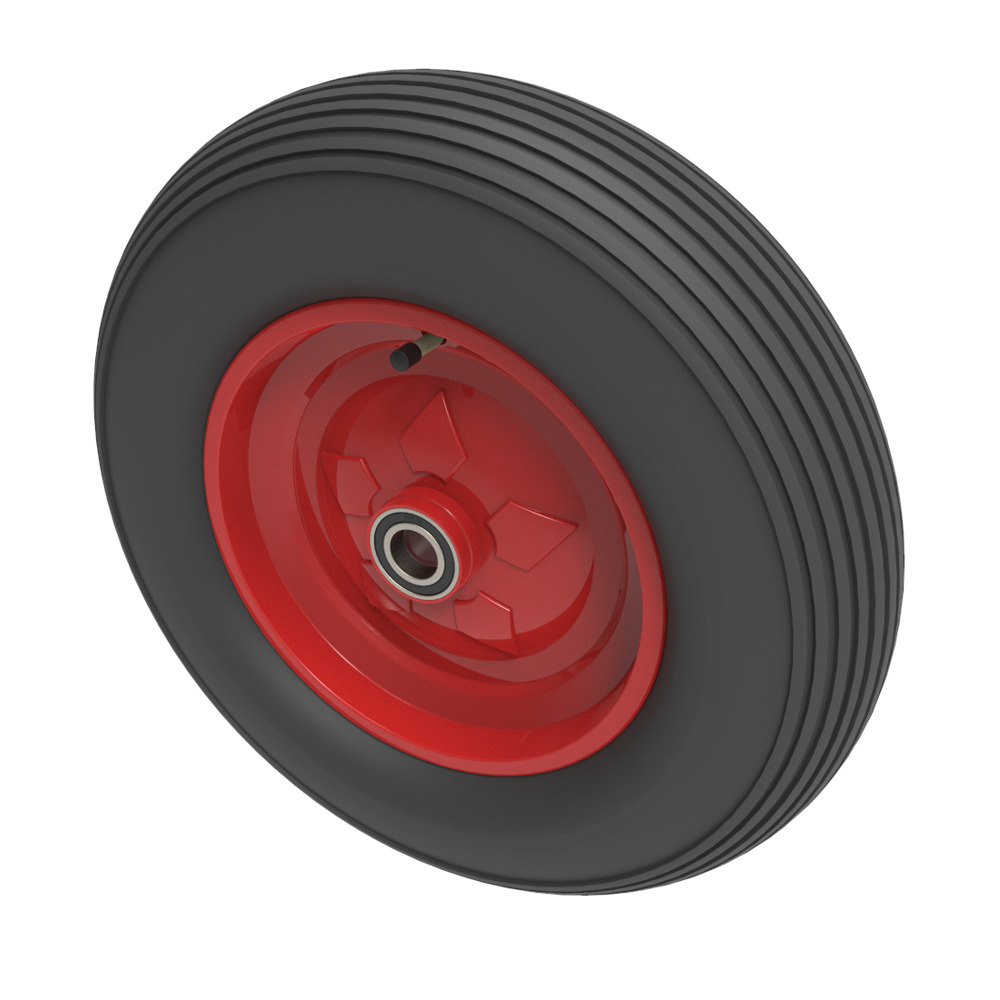 Pneumatic 400mm Ball Bearing Wheel 300kg Load