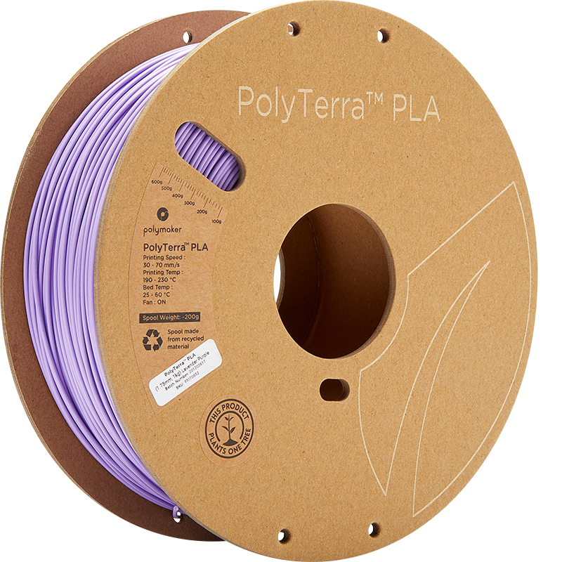 PolyTerra PLA Lavender Purple 1.75mm 1Kg