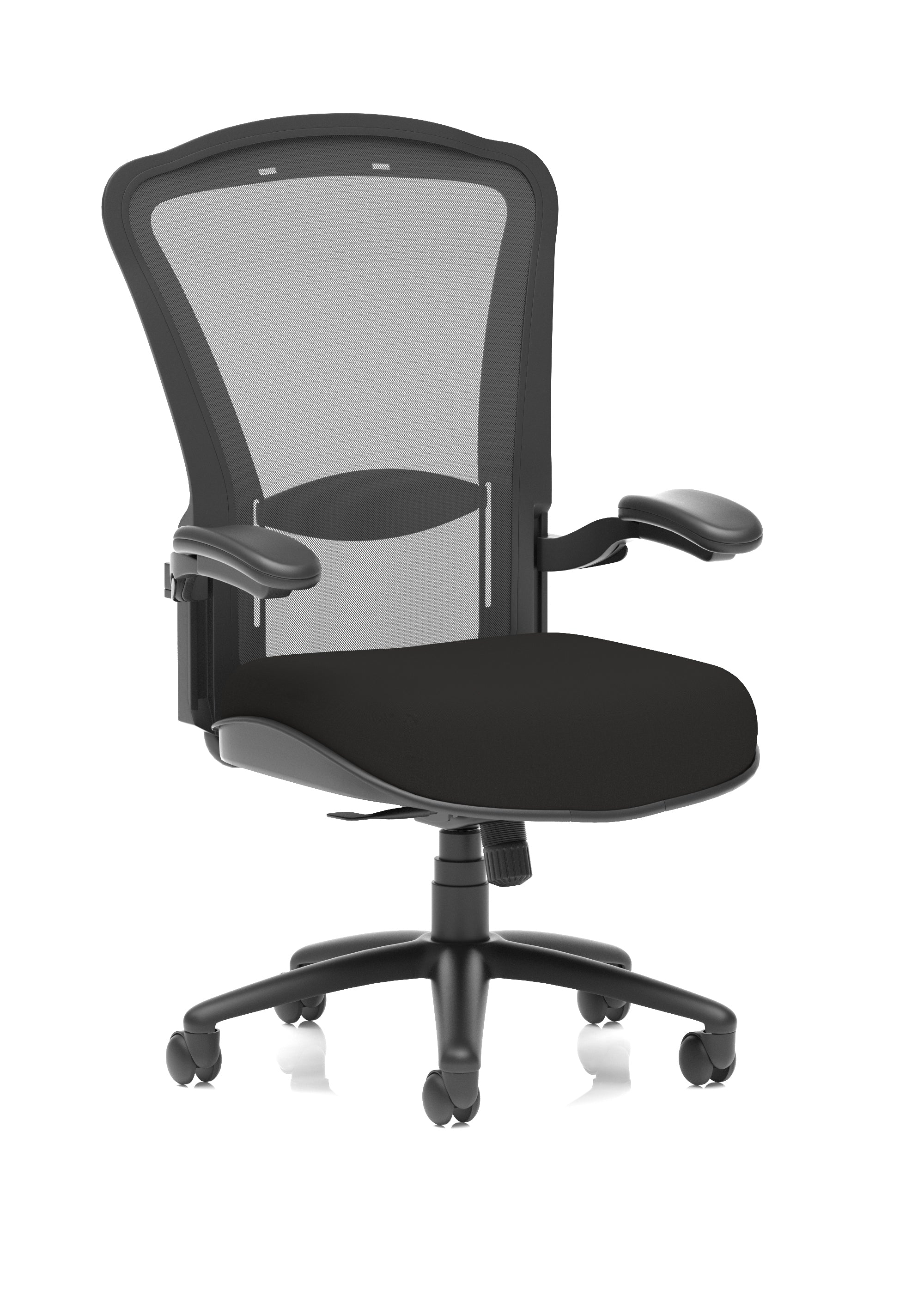 Specialising In Houston High Mesh Back Heavy Duty Task Operator Office Chair with Arms UK