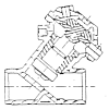 Plastic Valves Angle Pattern Ball Check Valves