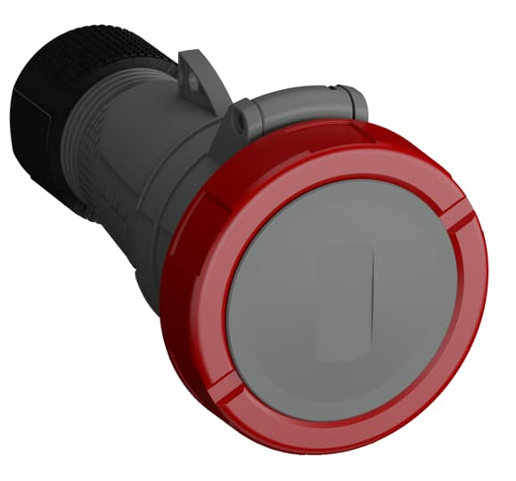2CMA101136R1000 Easy & Safe Series&#44; IP67 Red Cable Mount 3P+N+E Industrial Power Socket&#44; Rated At 16