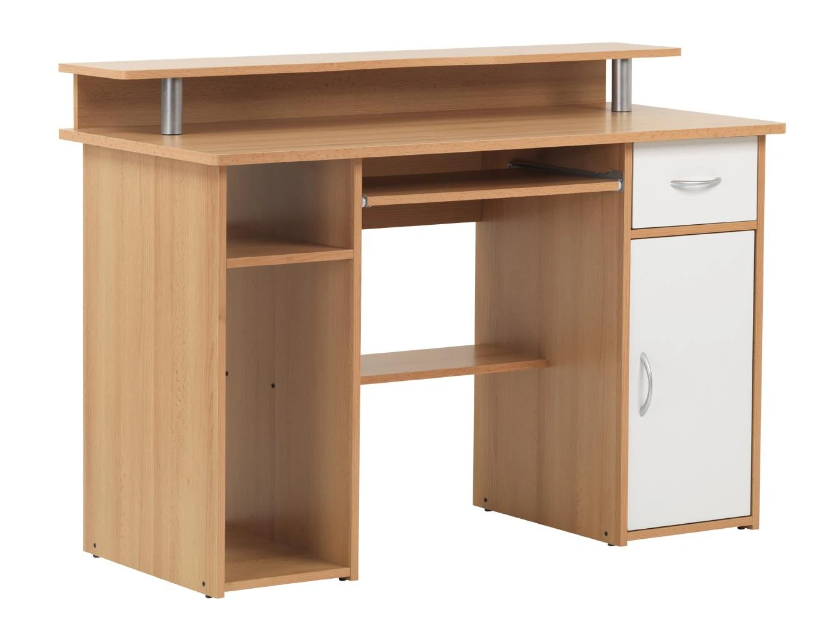 Albany Home Office Desk - Walnut or Beech Option Huddersfield