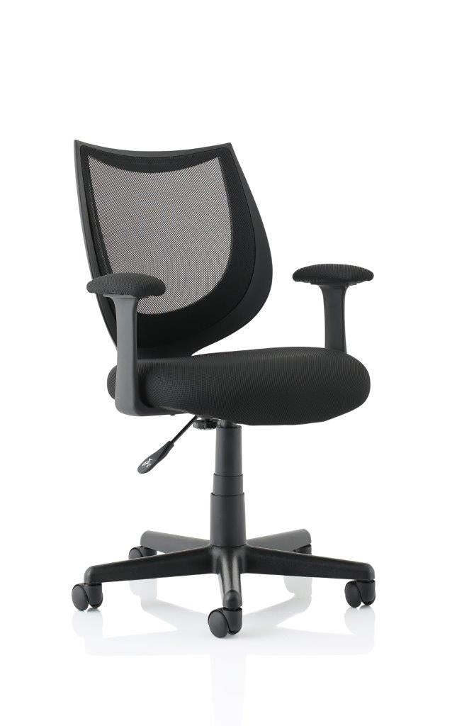 Providers Of Camden Mesh Back and Fabric Seat Operator Office Chair UK