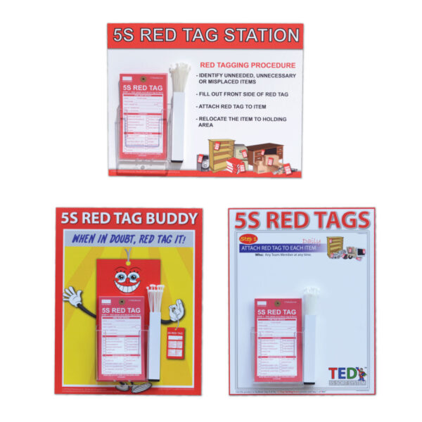 5S Red Tag Holders for Faster Workplace Deployment
