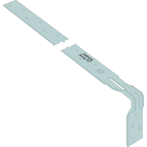 Simpson Heavy Eng. Strap 1200mm Bent 100