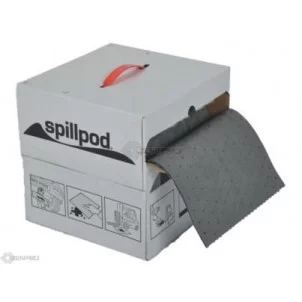 Spillpod Absorbent Quick-Rip Roll Boxed