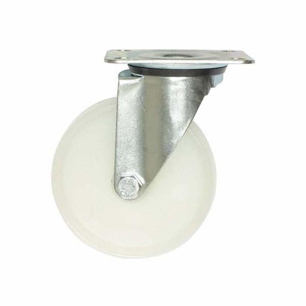 Nylon Swivel Castor 100mm - No Brake