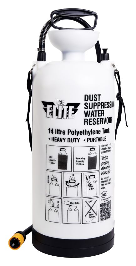 Elite MGSDS Dust Suppression Water Bottle 14 Litre For Construction Companies