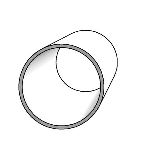 OD Tube, BS / Imperial, Hygienic Tube, 316L Stainless Steel, Dull Polish OD