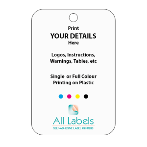 Plastic Tags - Printed