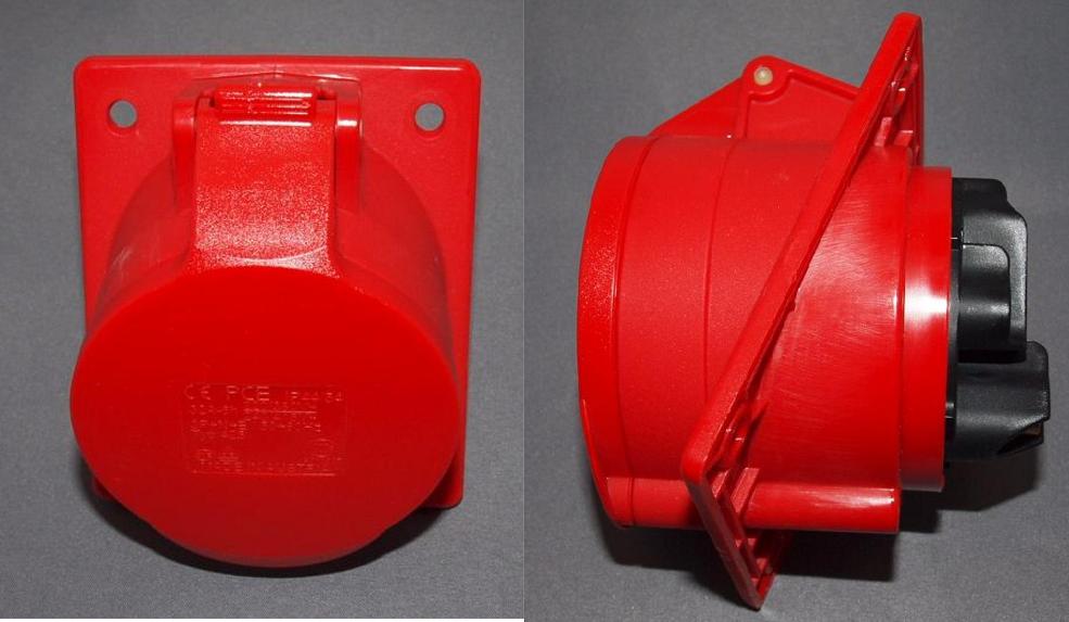 400V 5P 32A Panel Socket Angled
[PCE3325#PSA]
