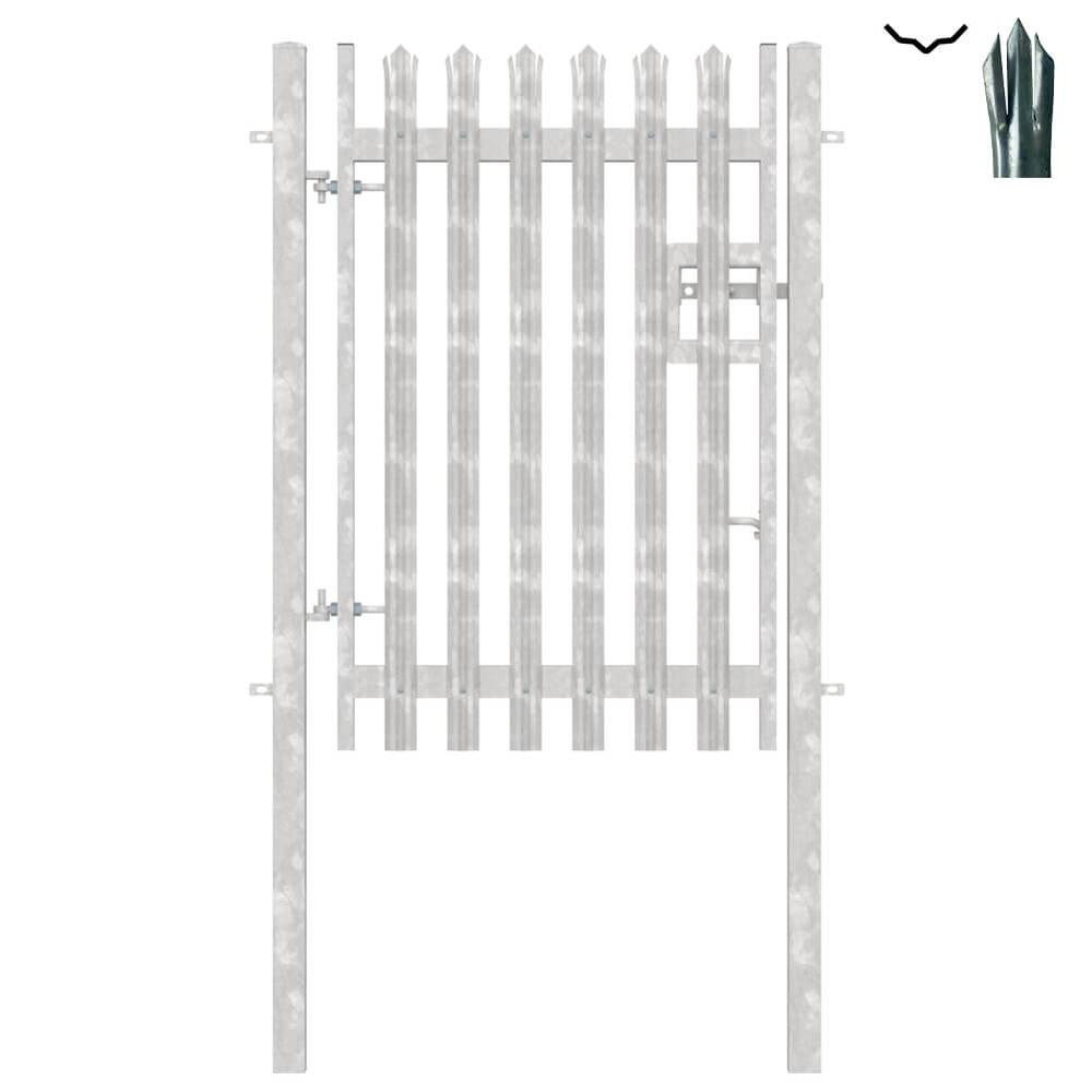 Single Leaf Gate +Post H 1.8m x 1.2mTriple Pointed 'D' Section 3.0mm